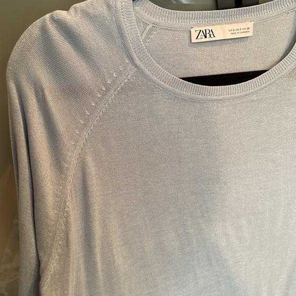 Zara Baby Blue Sweater - Picture 2 of 2